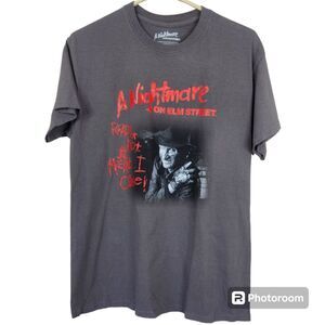 A Nightmare On Elm Street Freddy Kreuger Short Sleeve Tee Size Medium